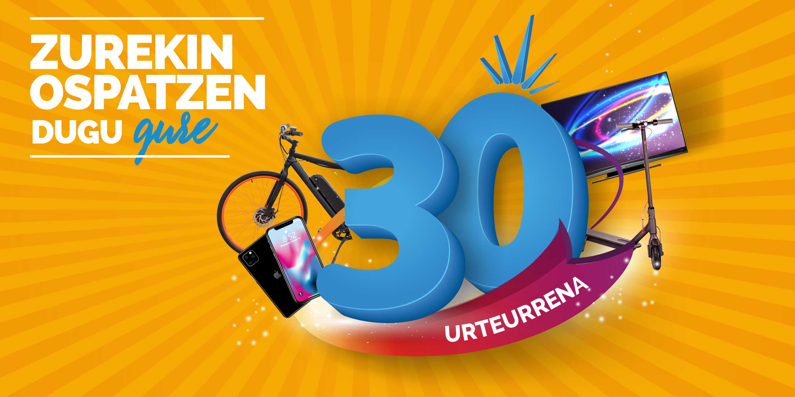 Bilbondon gure 30. urteurrena zurekin ospatzen dugu Bilbondon gure 30. urteurrena zurekin ospatzen dugu