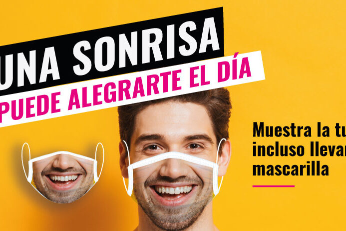 mascarillas con sonrisas