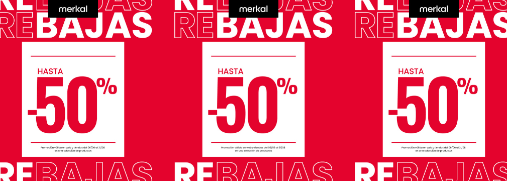 rebajas merkal 50%